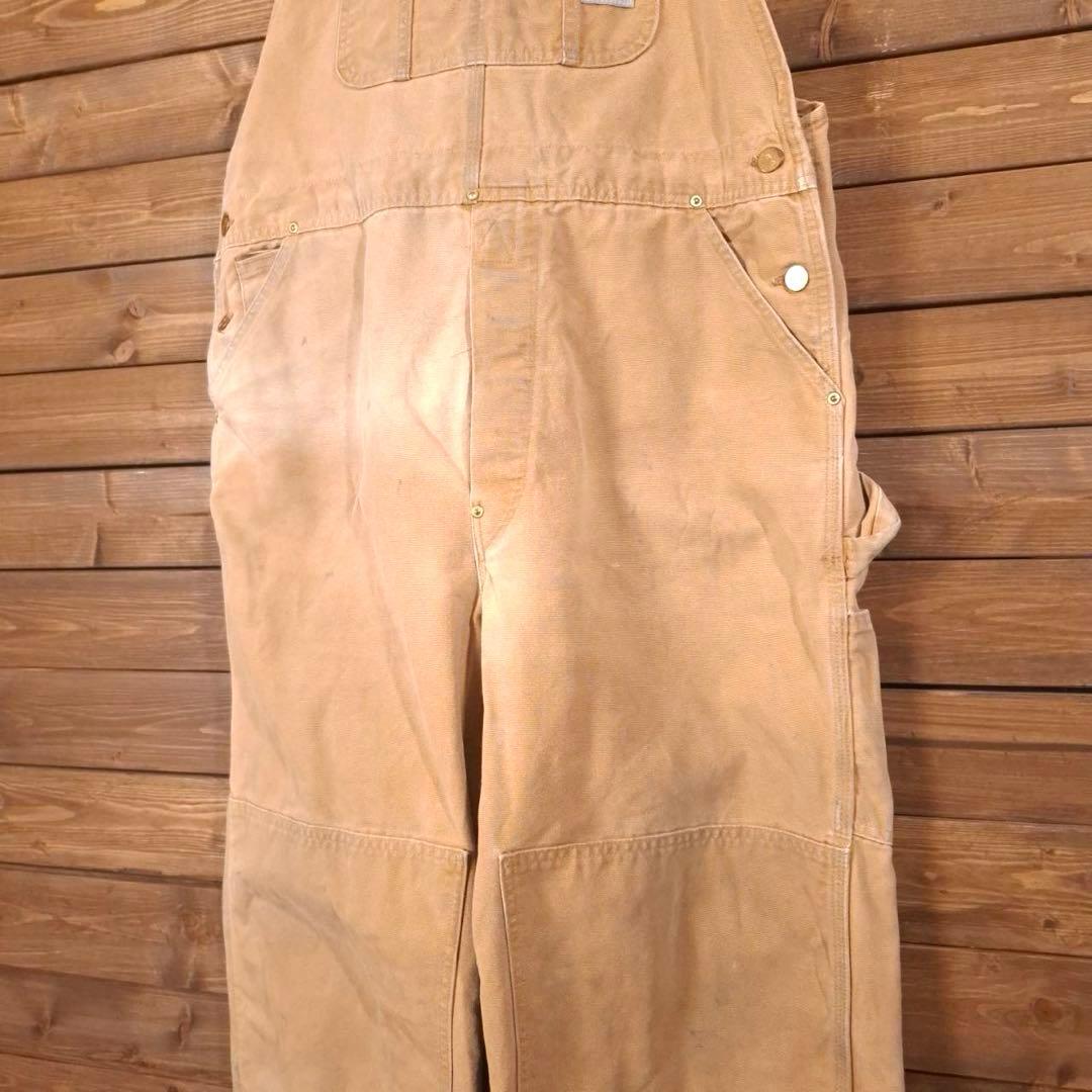 90s USA製 星タグ carhartt カーハート ダック地 オーバーオール