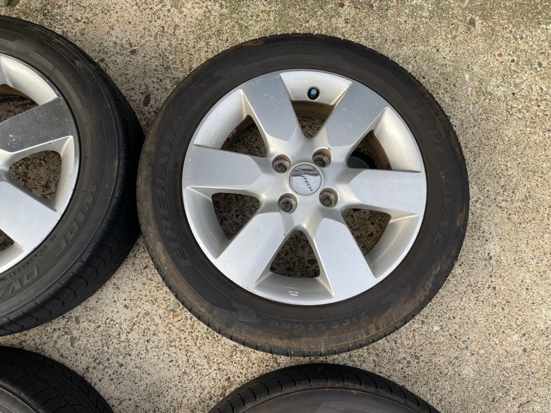 日産　オーテック　15インチ シルバー 6スポークホイールセット