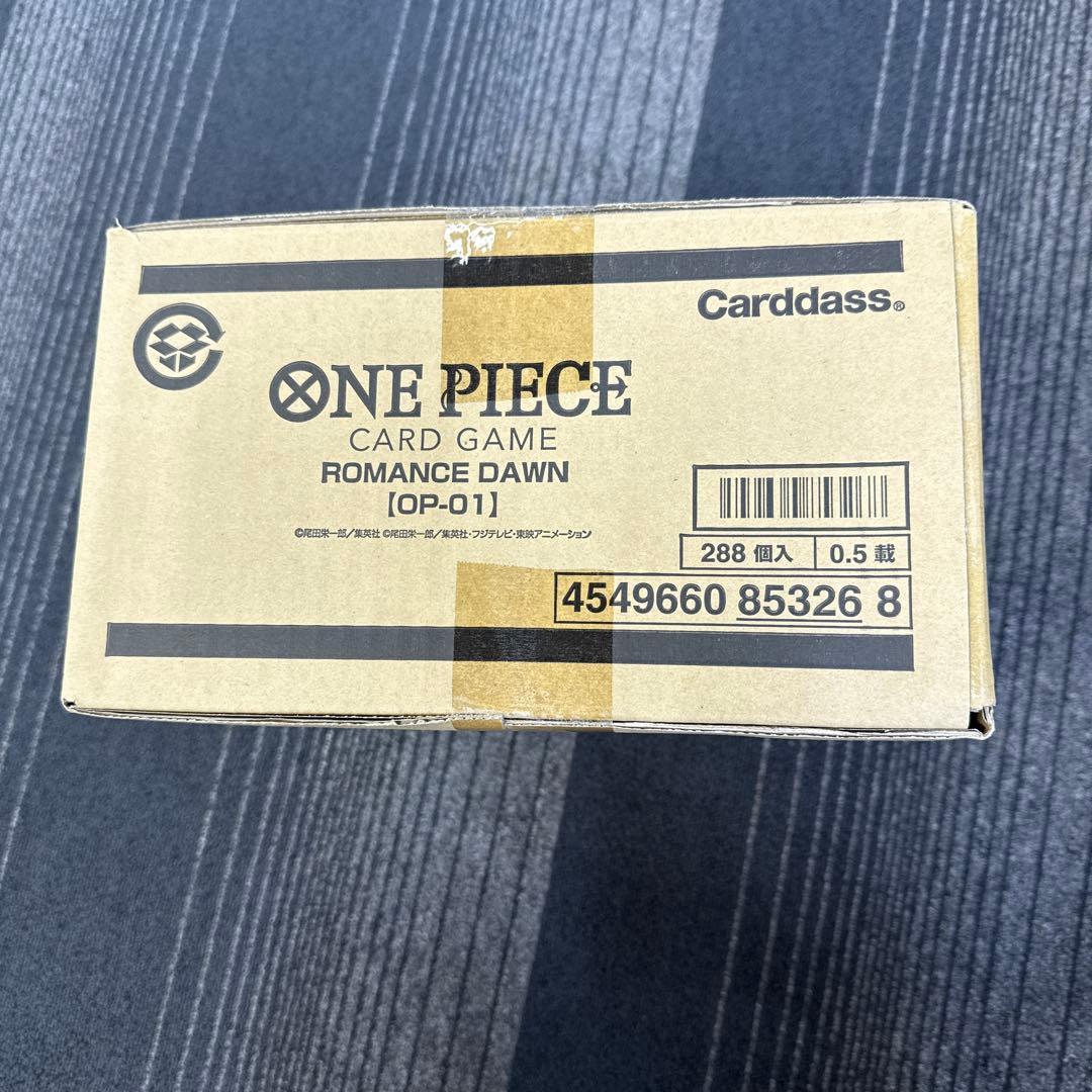 ワンピースカードゲーム　初版　廃盤　ロマンスドーン　未開封　カートン