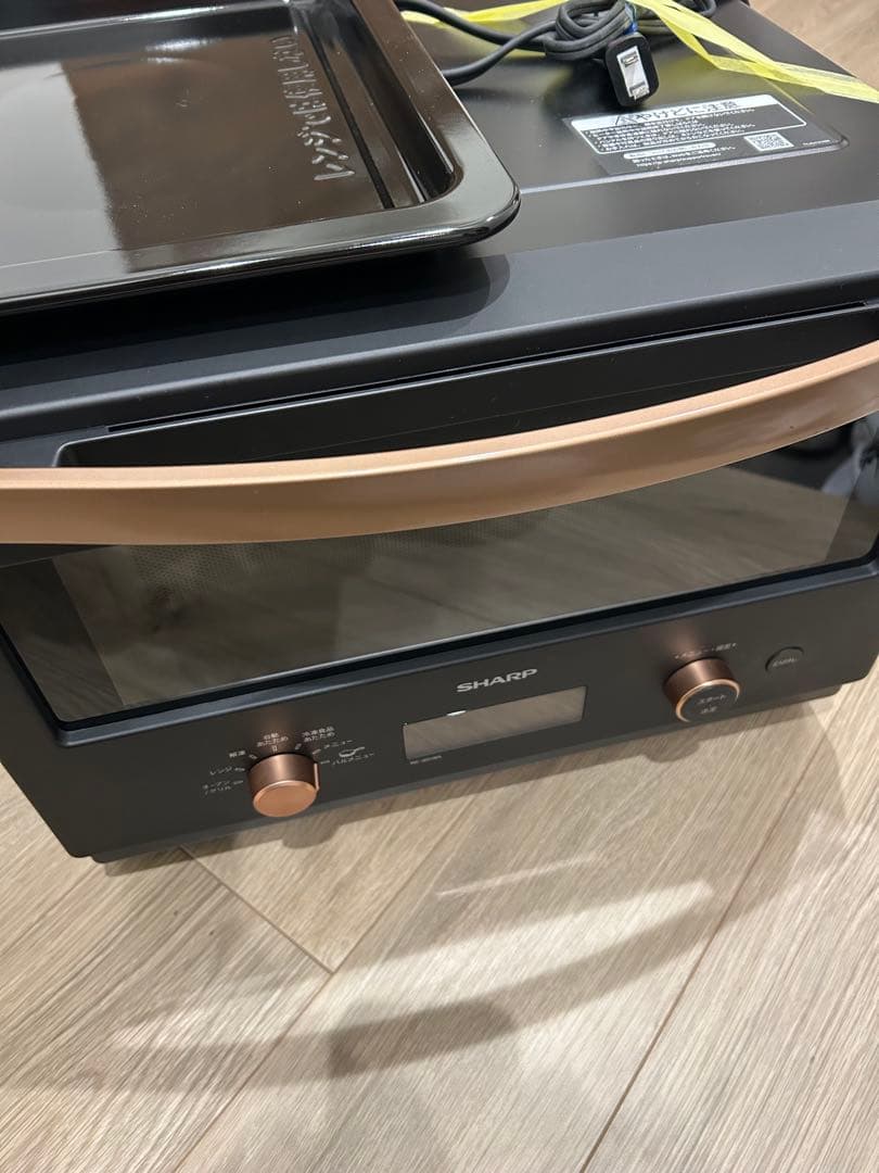 （ジャンク品）SHARP 電子オーブンレンジ RE-SD18 A-B 黒