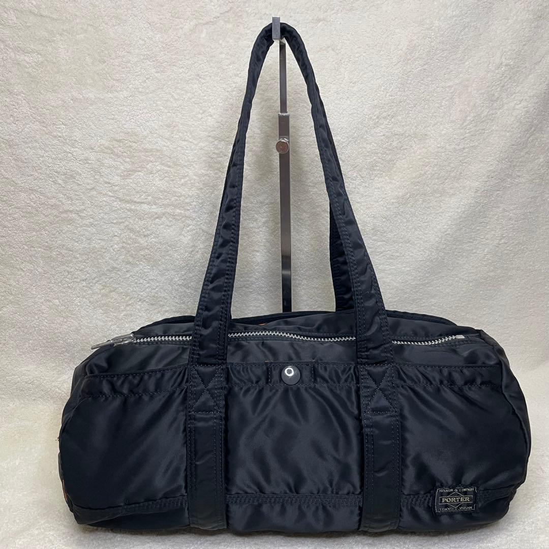 PORTER ポーター タンカー ドラムバッグ ミニボストン ブラック 黒