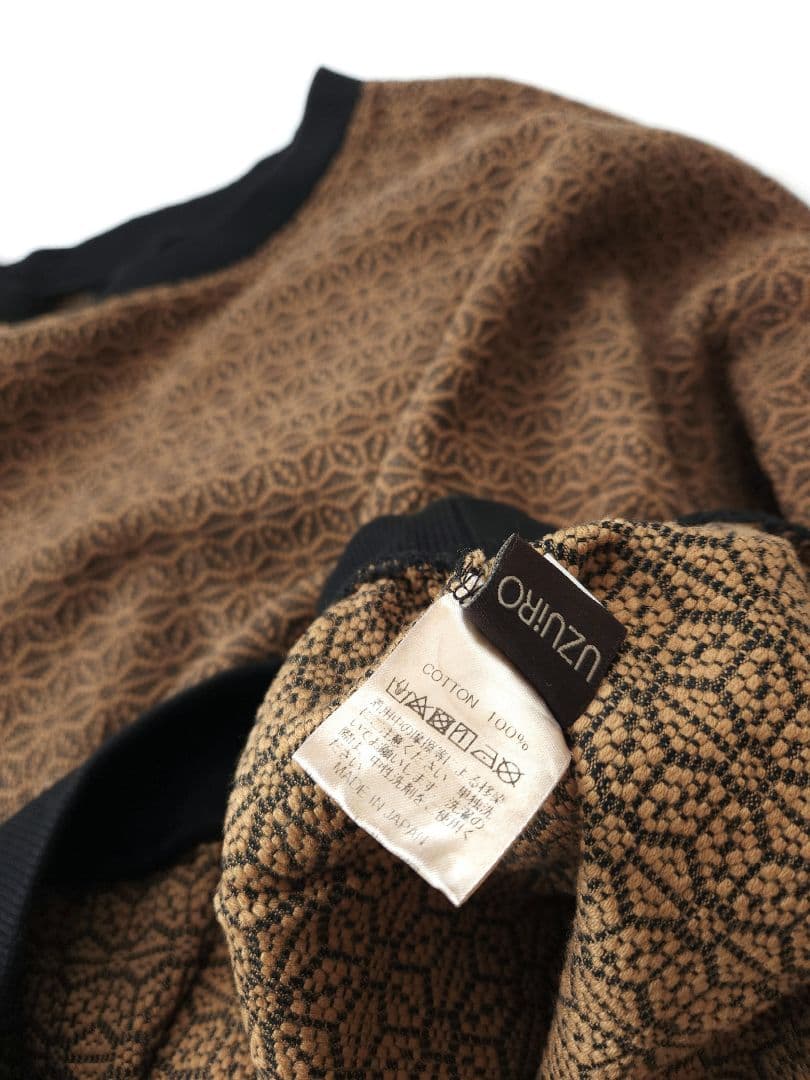 ◇ボンレスハム様◇UZUiRO　刺し子織　トレーナー　三河木綿　プルオーバー