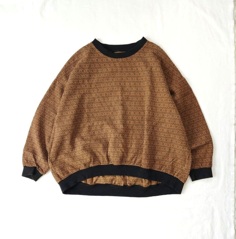 ◇ボンレスハム様◇UZUiRO　刺し子織　トレーナー　三河木綿　プルオーバー