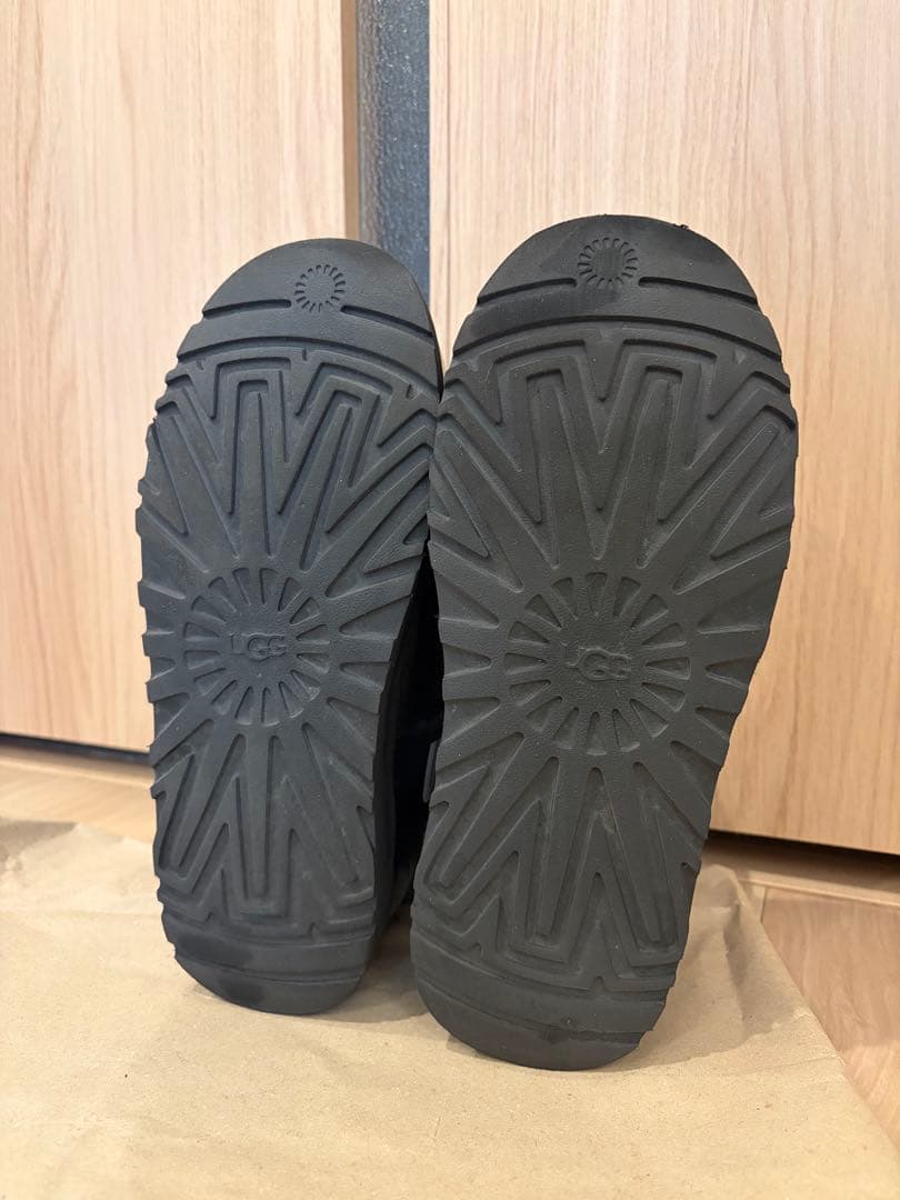 UGGムートンレインブーツクラシッククリアミニブラック