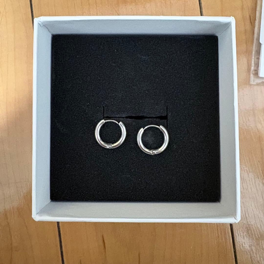 TOMWOOD シルバー フープピアス スモール