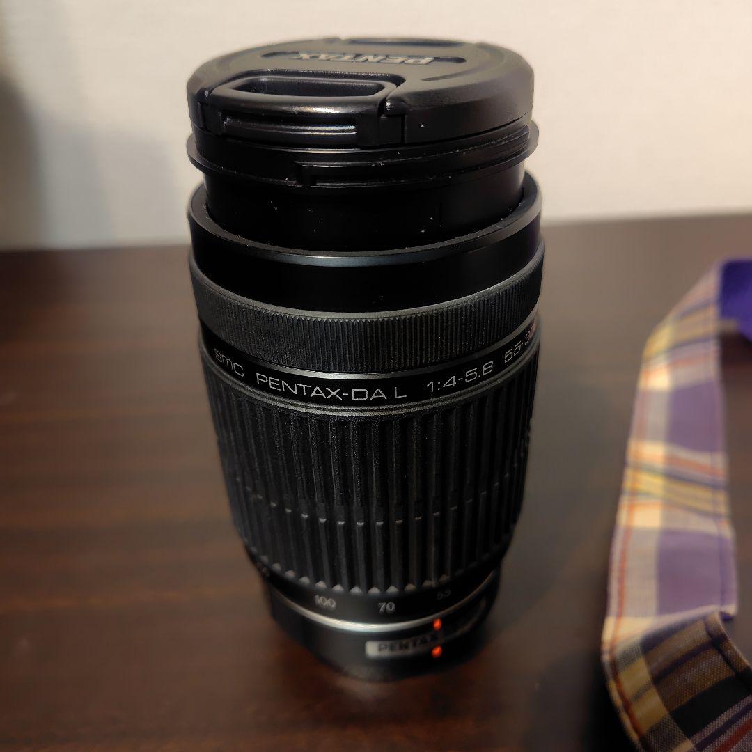 【ホワイト】PENTAX K-x ダブルズームセット ※液晶・ファインダー訳あり