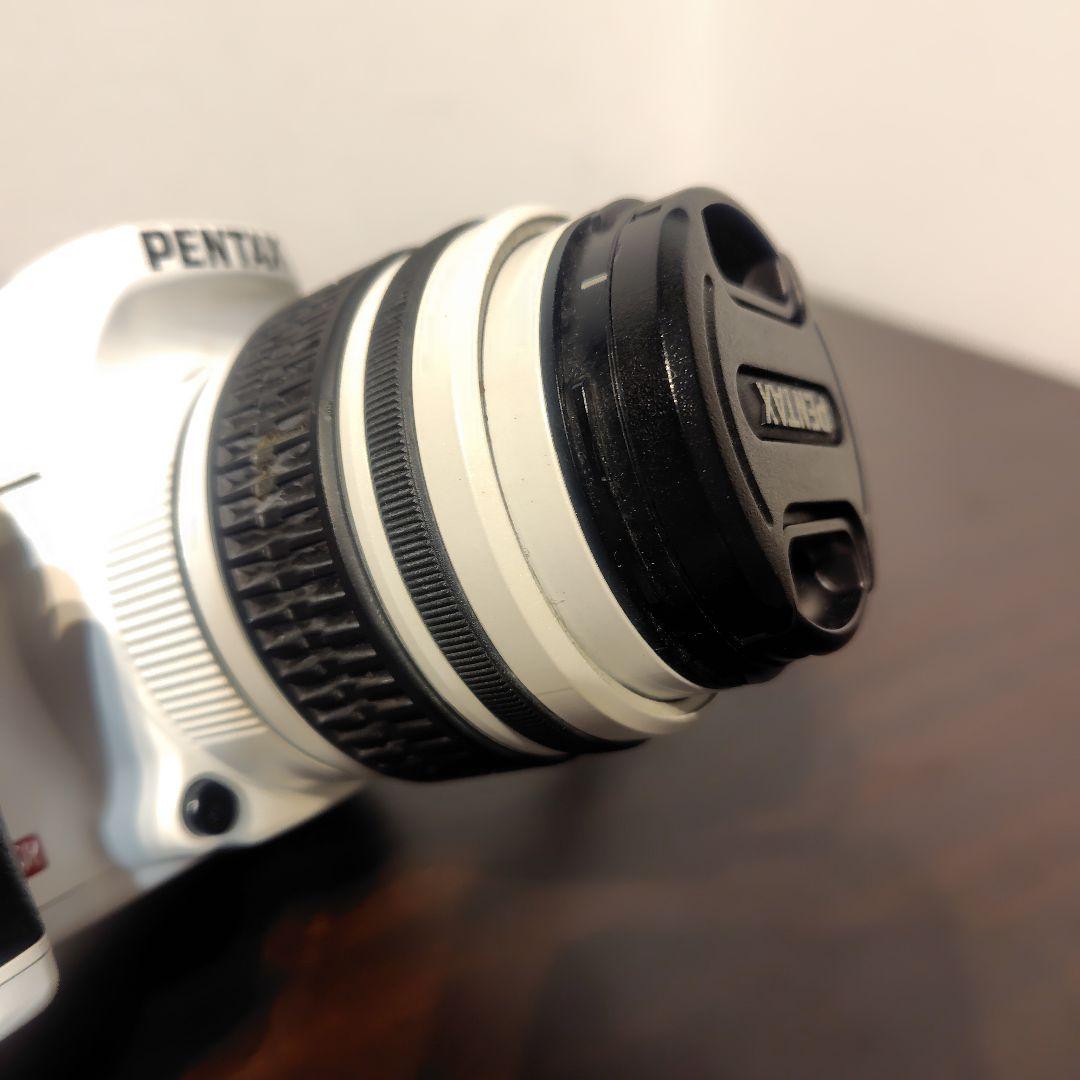 【ホワイト】PENTAX K-x ダブルズームセット ※液晶・ファインダー訳あり