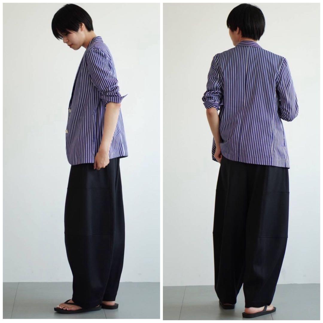 【新品】Curensology T/W ダブルクロスパンツ ネイビー　38サイズ