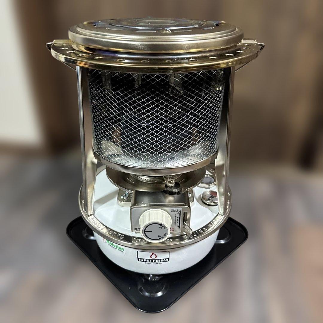 【美品】フジカハイペット ホワイト 反射板付 ケース・五徳・説明書付