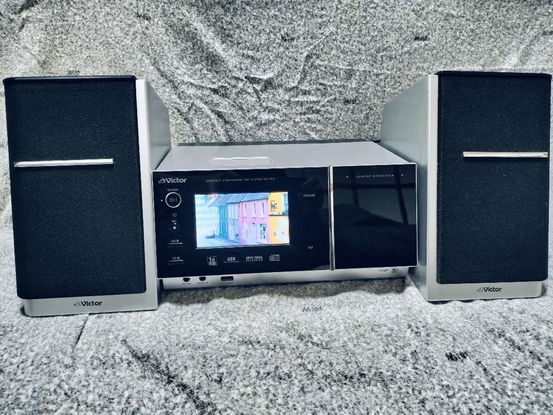 VICTOR CA-NXCT5-B ワンセグTV ミニコンポ CD MD