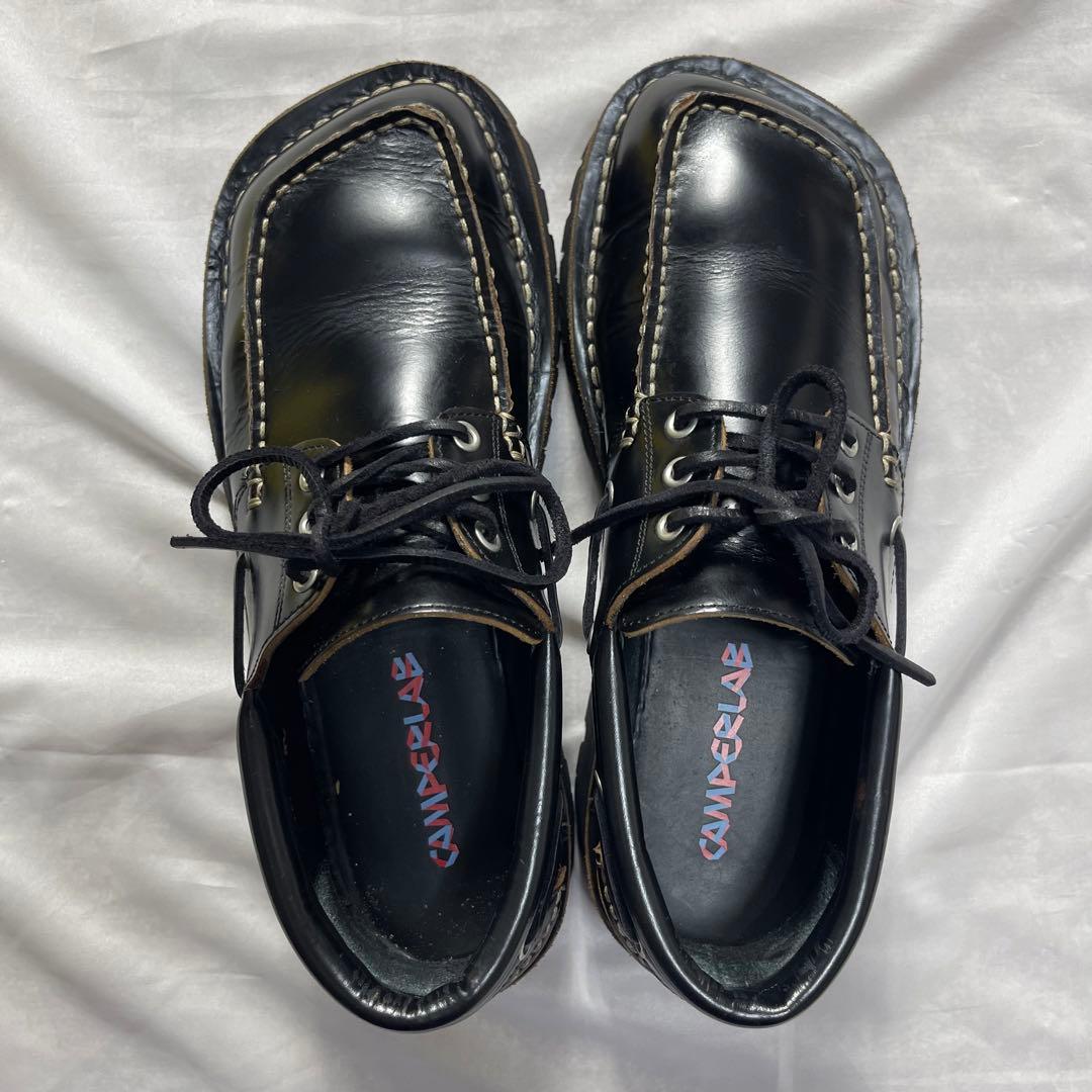 camper lab eki スクエア トゥ レザー シューズ