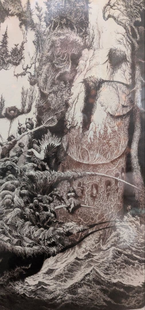 【SORAさまご予約品】知る人ぞ知る東欧の巨匠ブルノフスキーの超絶技巧リトグラフ