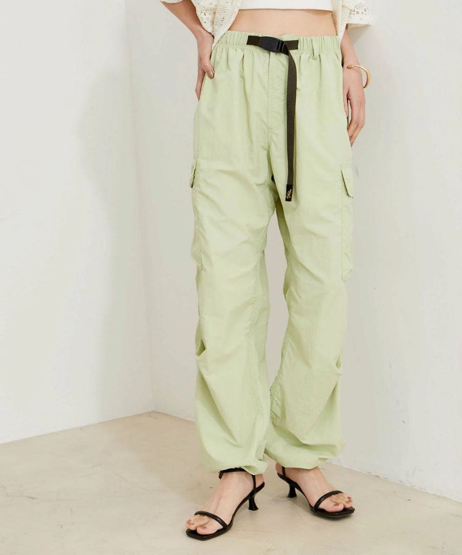 新品！未使用！GRAMICCIグラミチVIS別注ビッグポケットカーゴPT 黄緑S