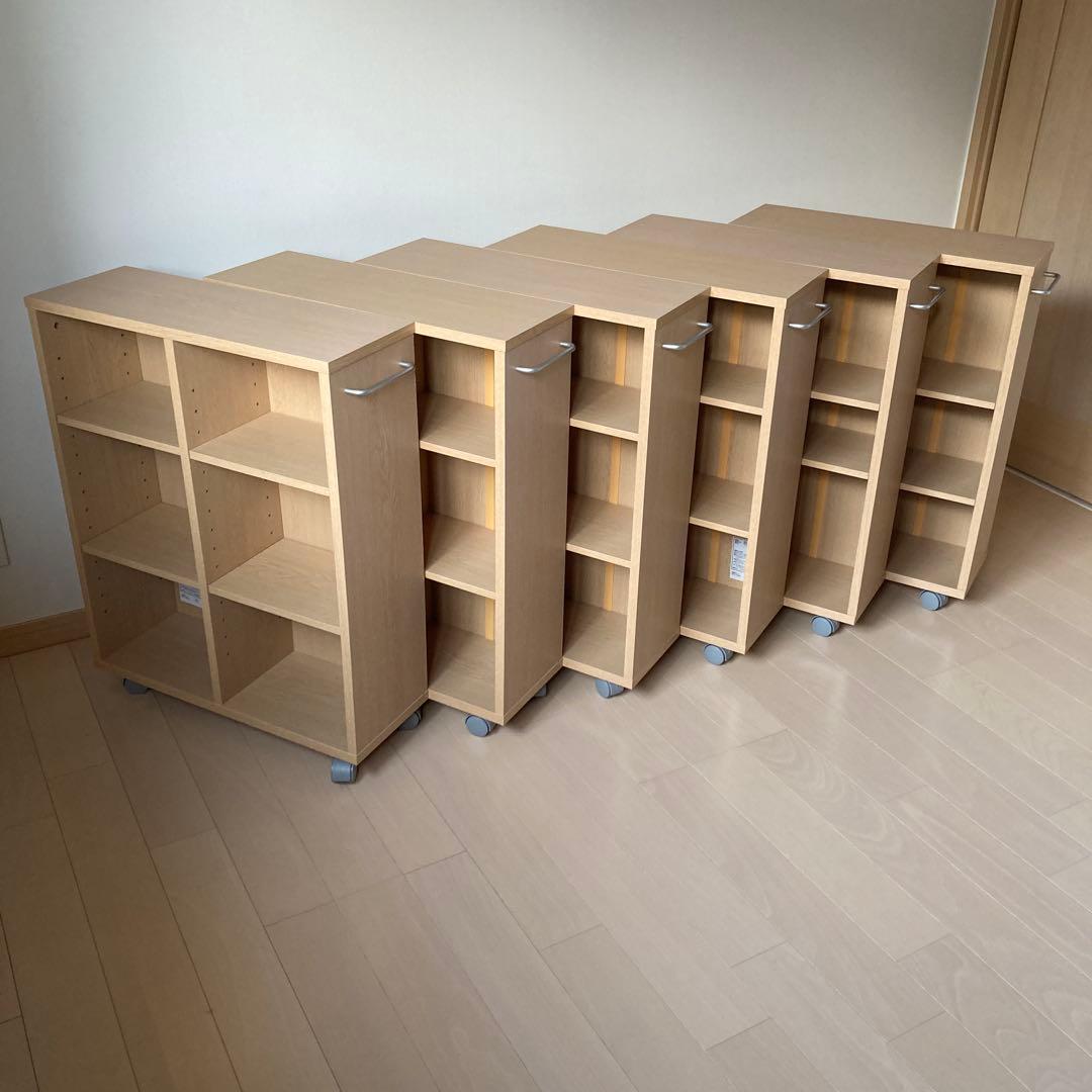 アイリスオーヤマ キャスター付き収納カート×6台のうち3台①