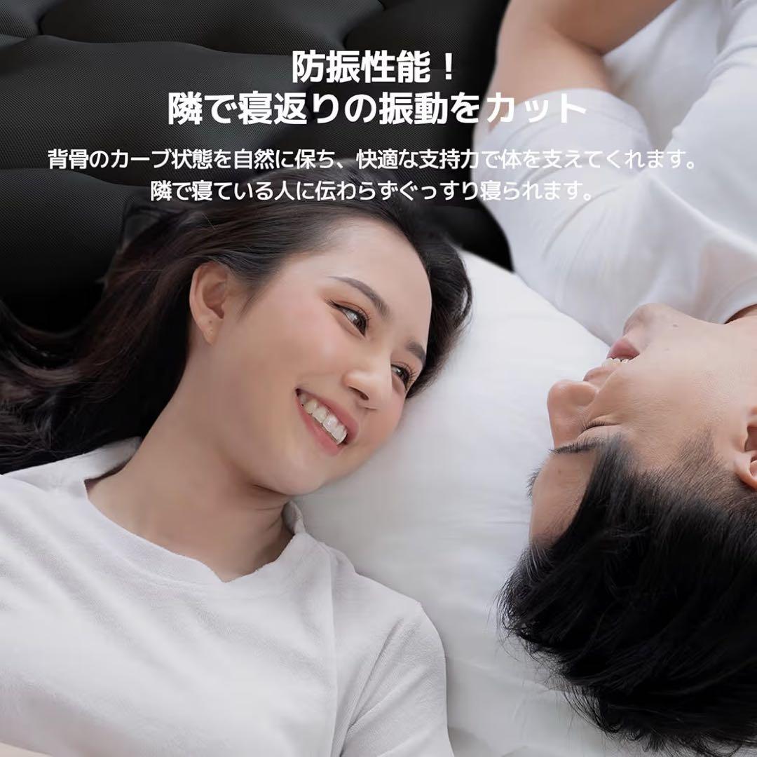 Novilla マットレス ダブル 硬め 極厚20cm 高反発ウレタン180N