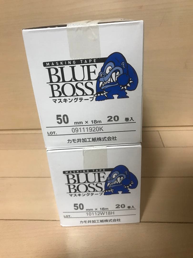 カモ井マスキングテープブルーボス60㎜6箱50㎜４箱