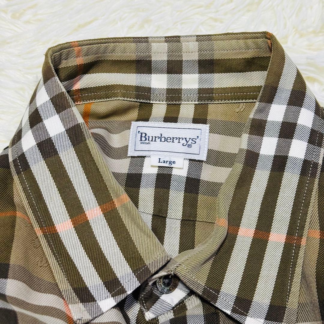 極美品✨バーバリー シャツ ノバチェック シャドーホース 長袖 90's