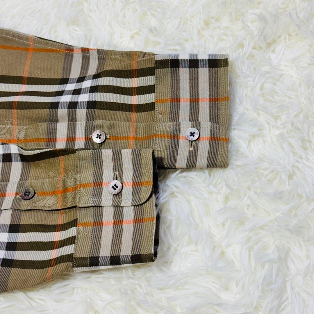 極美品✨バーバリー シャツ ノバチェック シャドーホース 長袖 90's