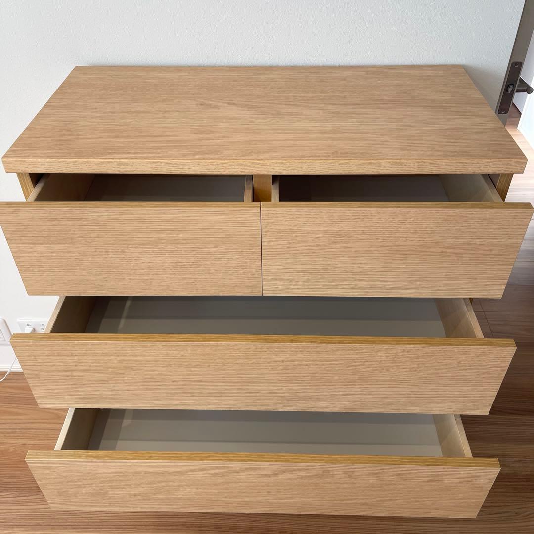 ハイチェスト（エレアK 80 LBR 5段）ニトリ