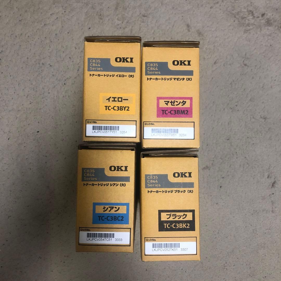OKI 純正トナーカートリッジ （大）４色セット TC-C3B No.2