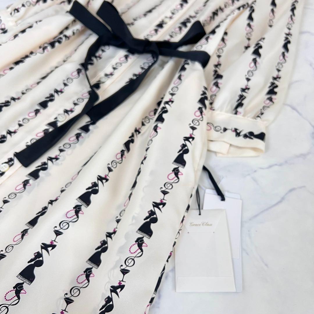 Grace Class ノクターン モチーフ シャツ ワンピース