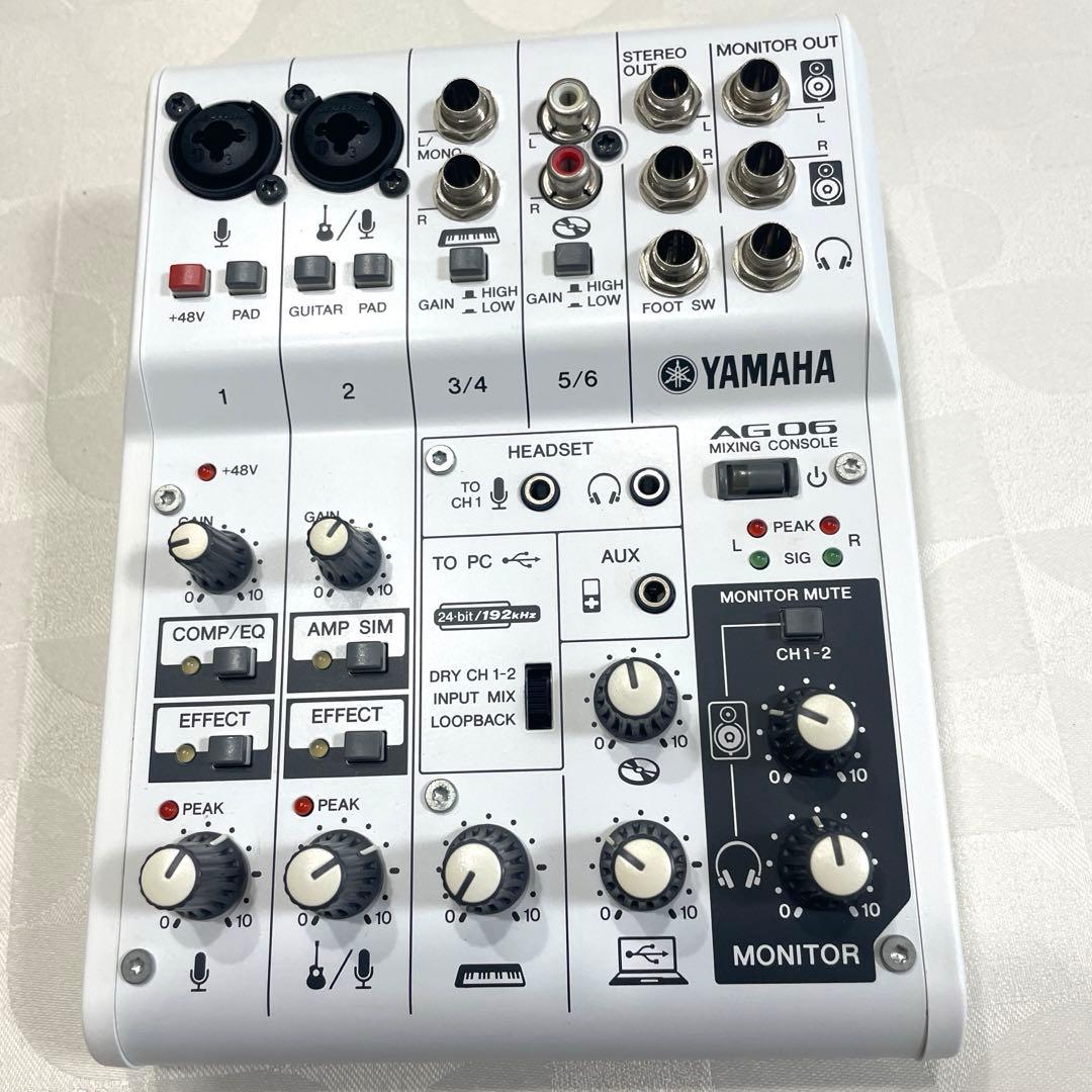 ヤマハ YAMAHA AG06 オーディオインターフェース