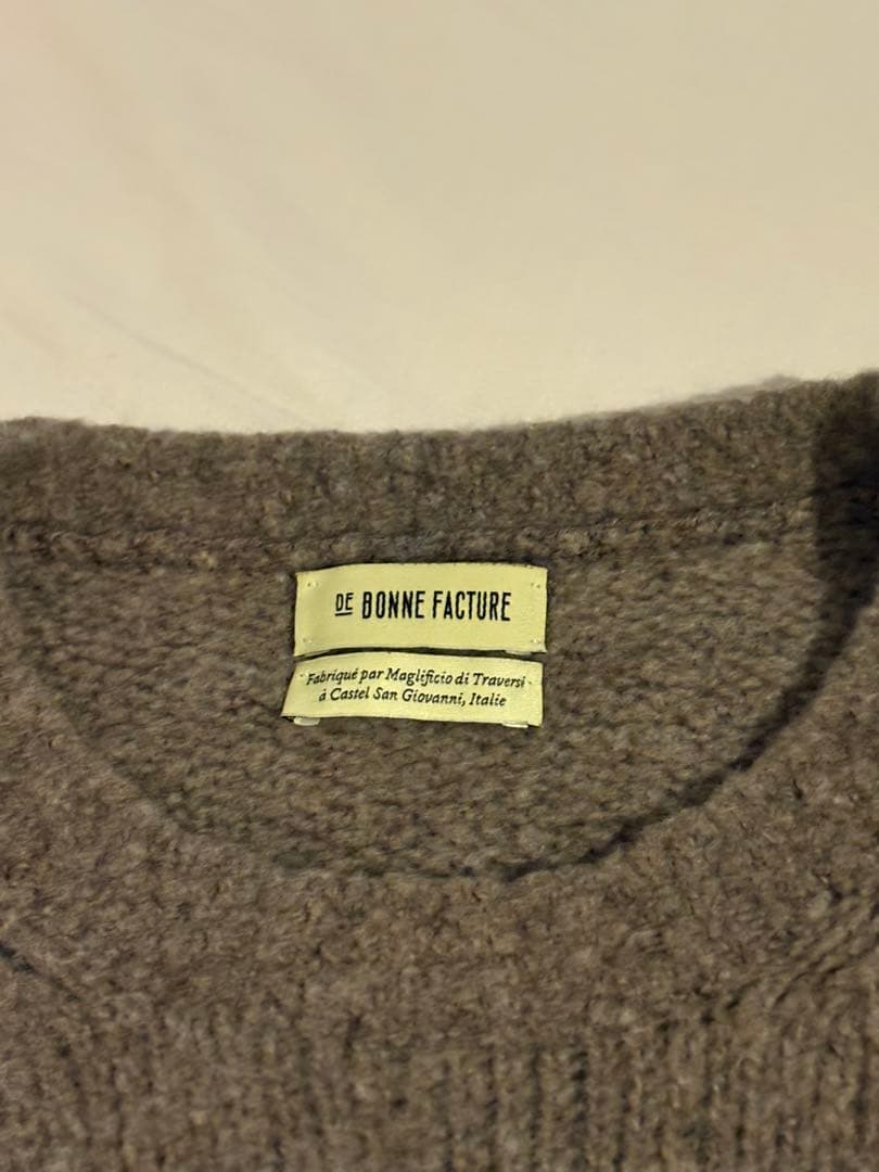 トップス DE BONNE FACTURE PECORA NERA CREW NECK