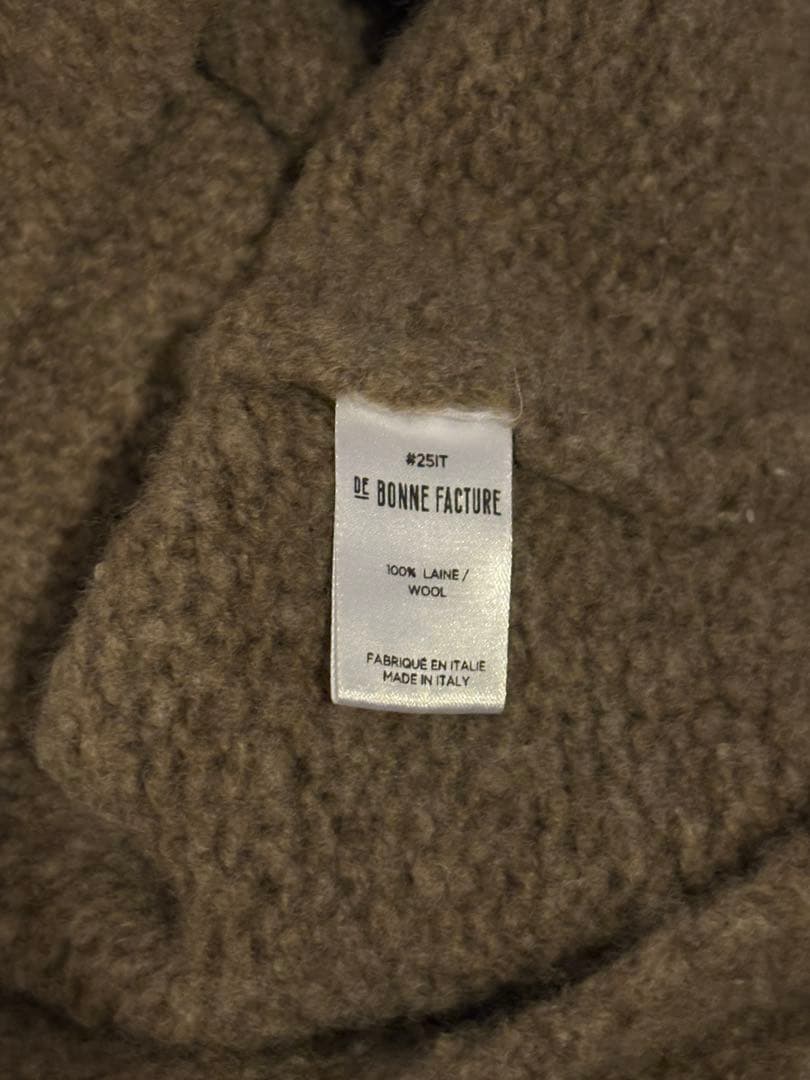 トップス DE BONNE FACTURE PECORA NERA CREW NECK