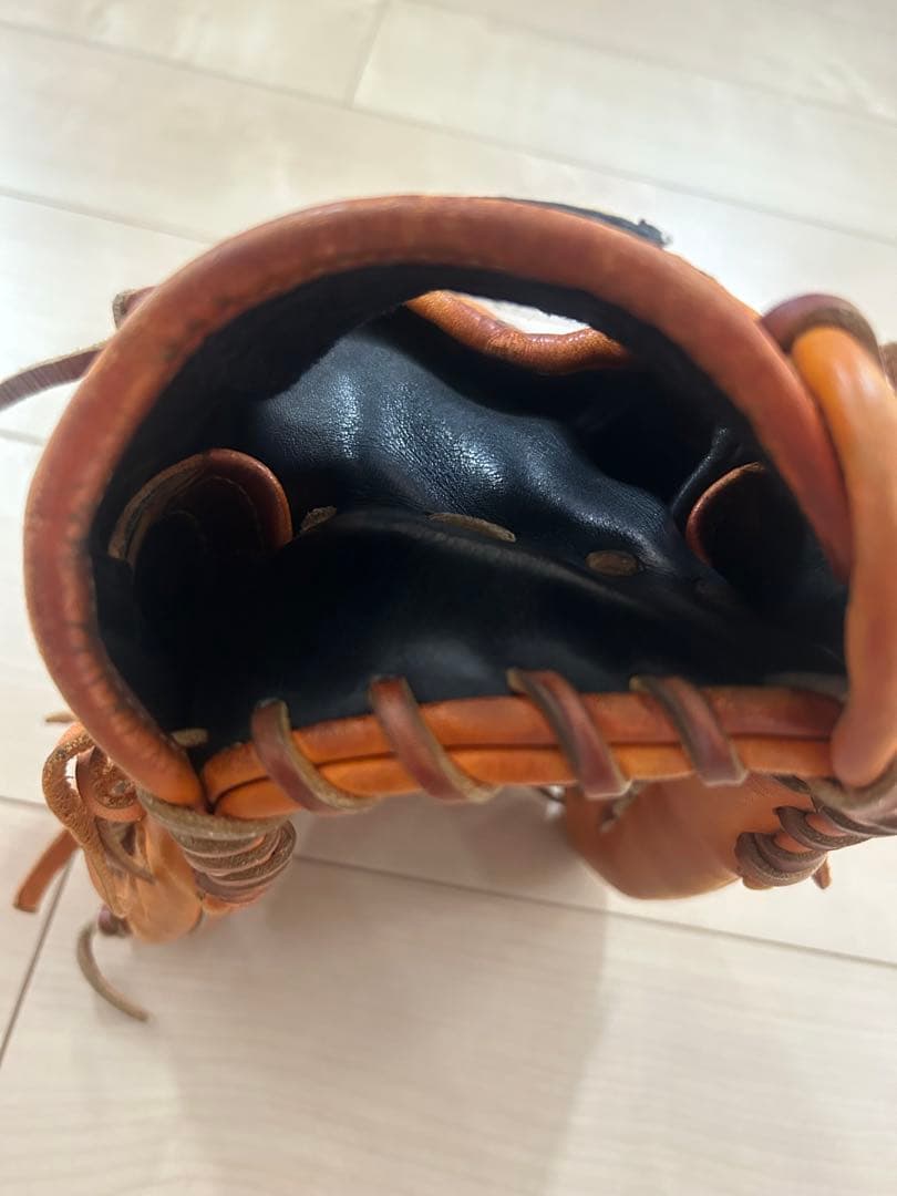 左投げ　外野手　グローブ　軟式　ハタケヤマ