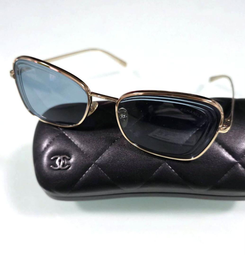 CHANEL 4254 c.395/80 ブルーレンズ　サングラス
