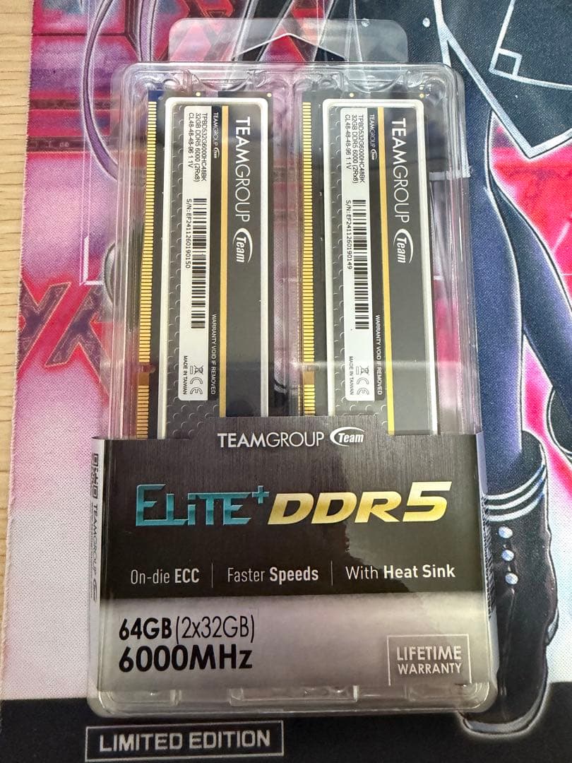 メモリー DDR5-6000 64GBTEAMGROUP ELITE PLUS