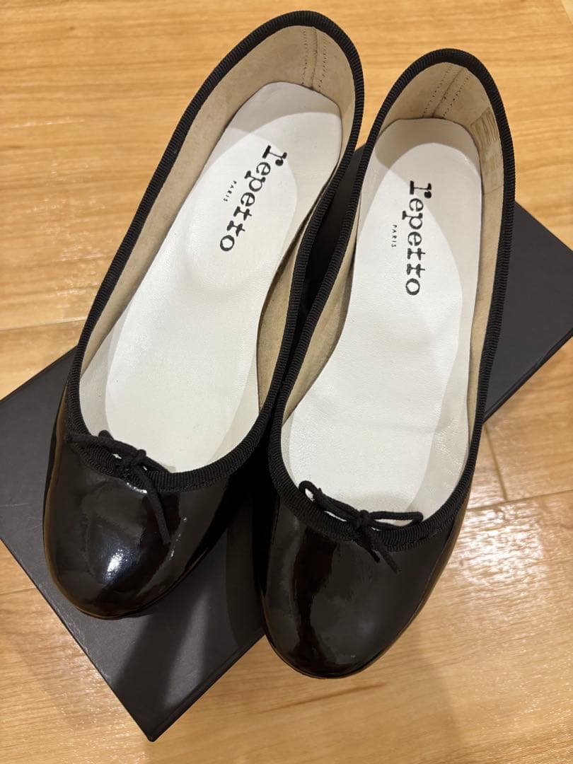 repetto レペットフラットバレーシューズ ブラック 37