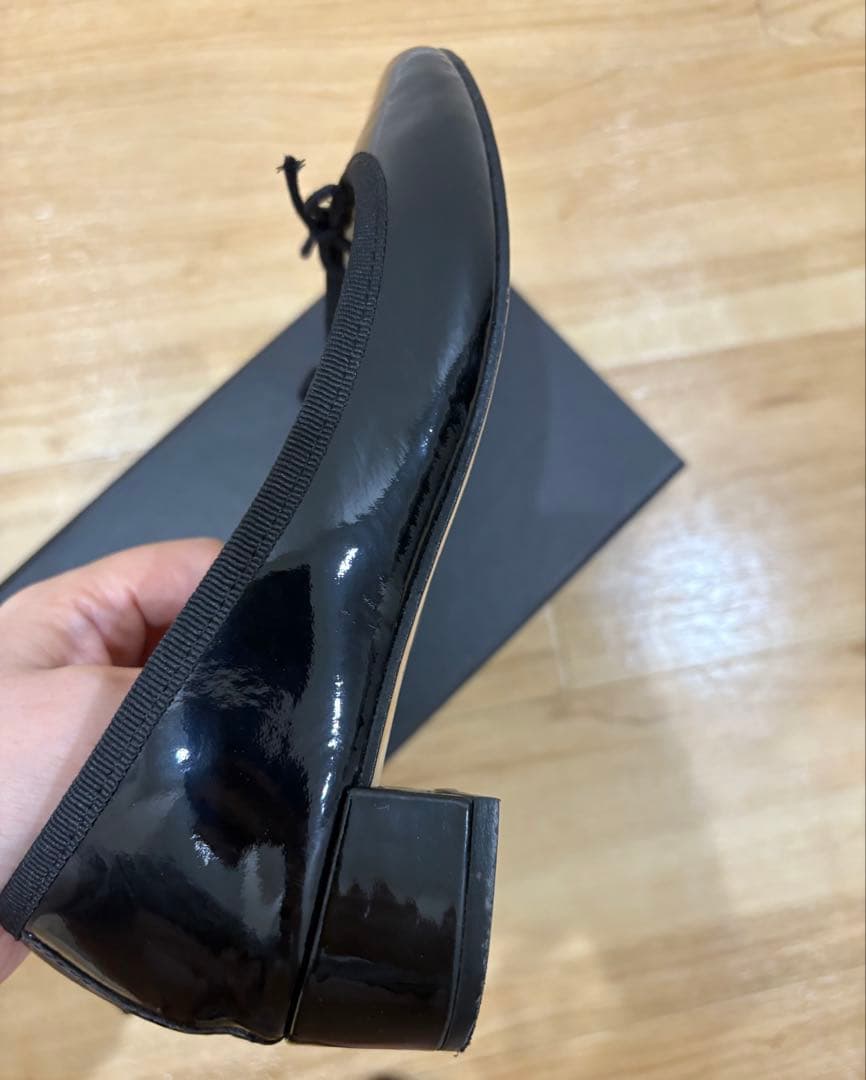 repetto レペットフラットバレーシューズ ブラック 37