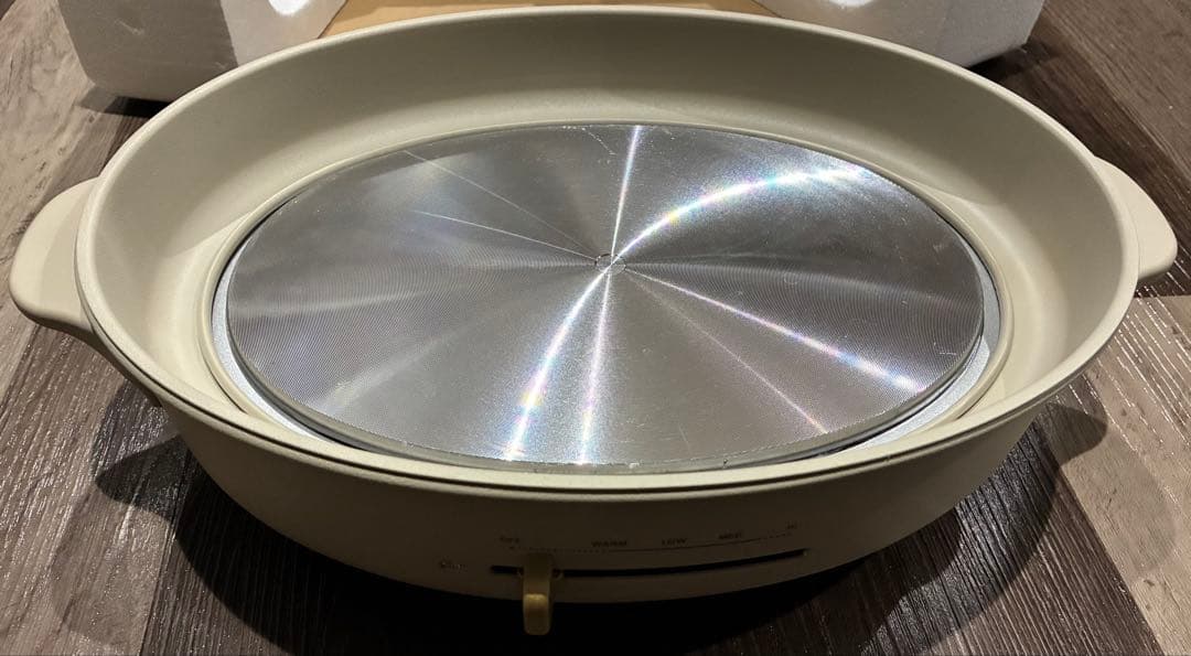 BRUNO オーバルホットプレート グレージュ BOE053-GRG