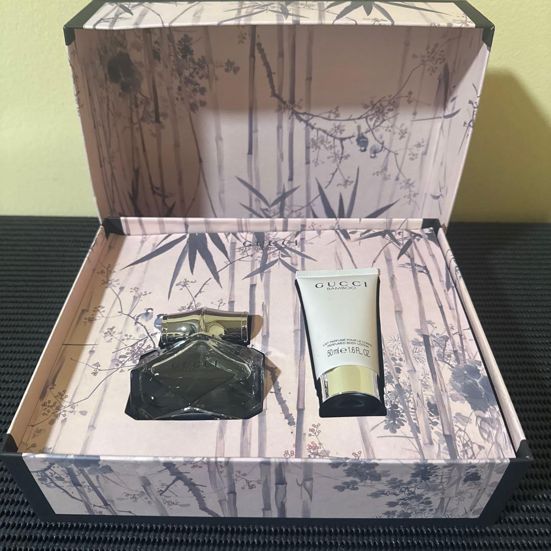 新品　GUCCI Bamboo 香水とボディローションセット