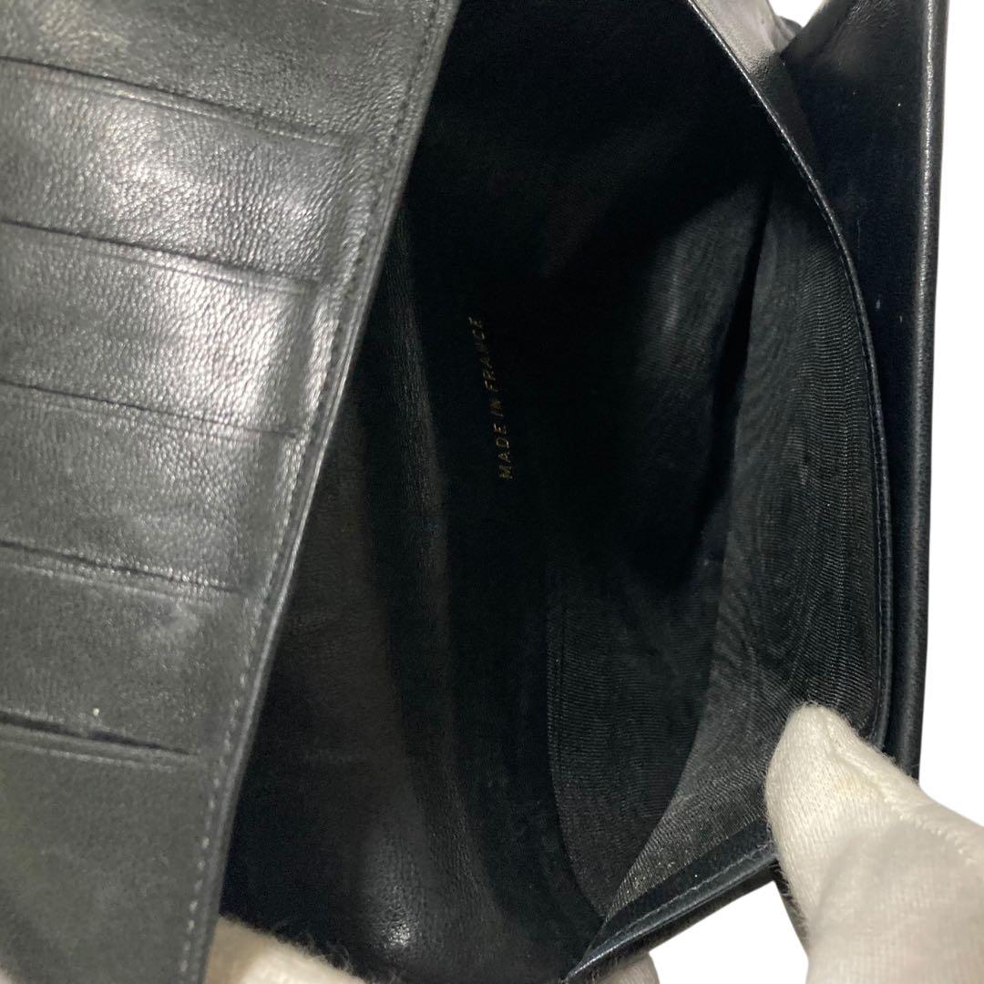 CHANEL 　ガマ口　長財布　ウォレット　ココマーク　ブラック黒　小銭入れ