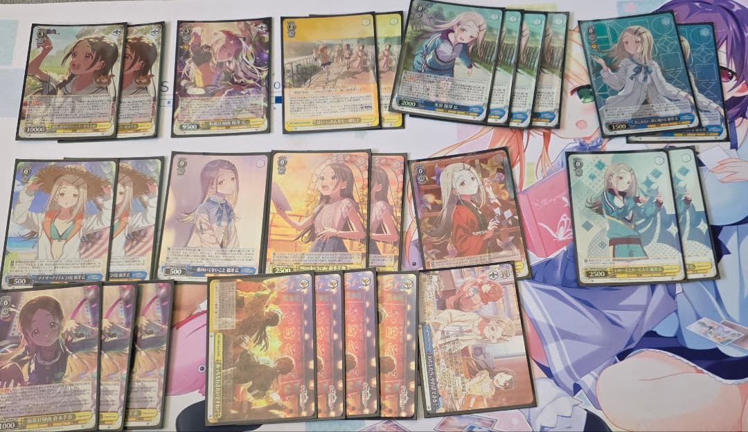 ヴァイスシュヴァルツ 学マス 学園アイドルマスター 0軸　デッキ