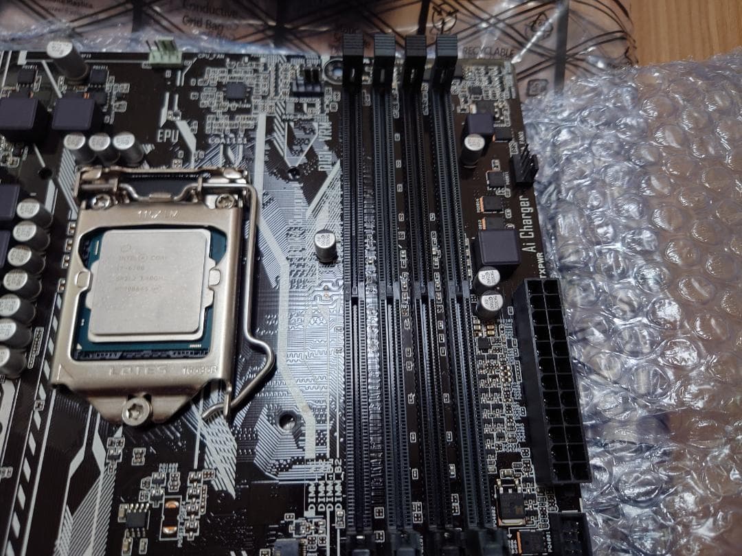 ASUS H270-PRO i7-6700 DDR4 16GB CPUファン