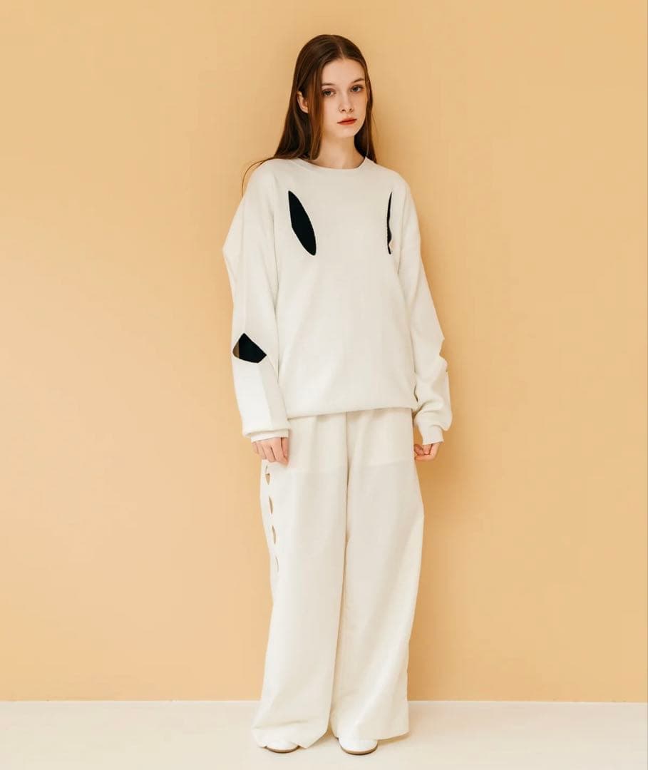 完売品 UNOF SLIT KNIT PULLOVER