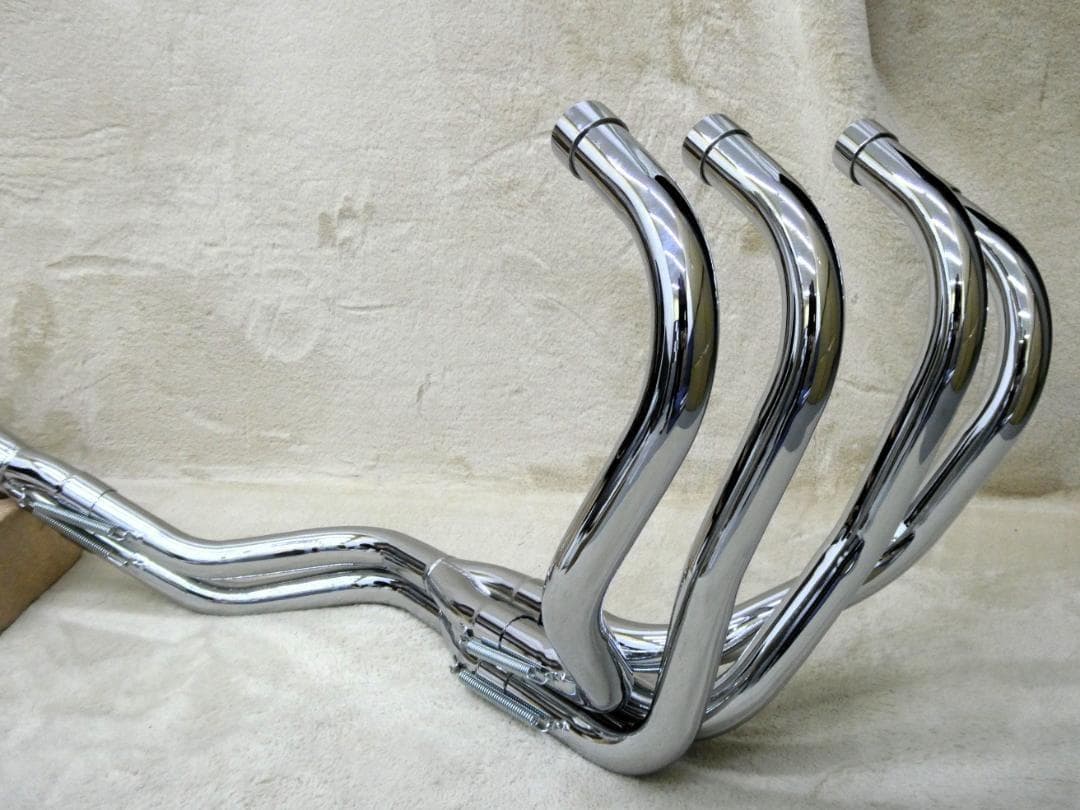 【トリプルA】マフラー　ＸＪＲ４００　８分割　メッキ　アウター/XJ400