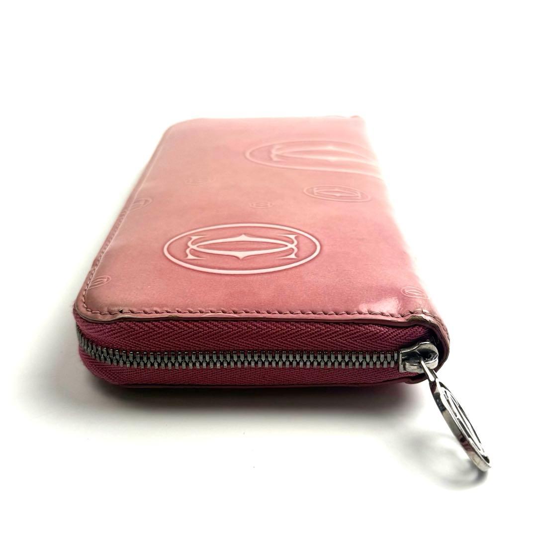 Cartier カルティエ ハッピーバースデー ラウンドファスナー 長財布