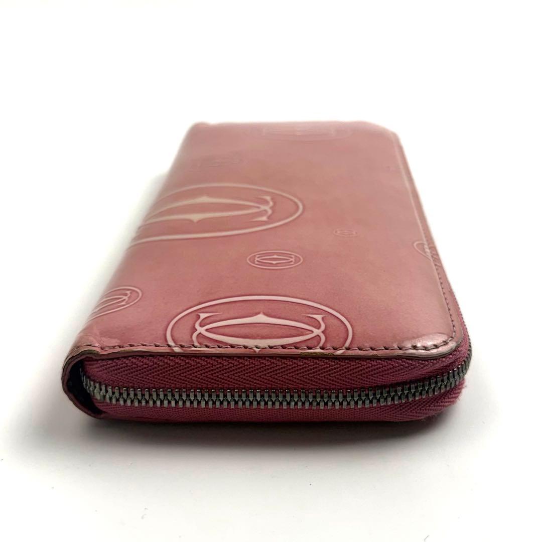 Cartier カルティエ ハッピーバースデー ラウンドファスナー 長財布