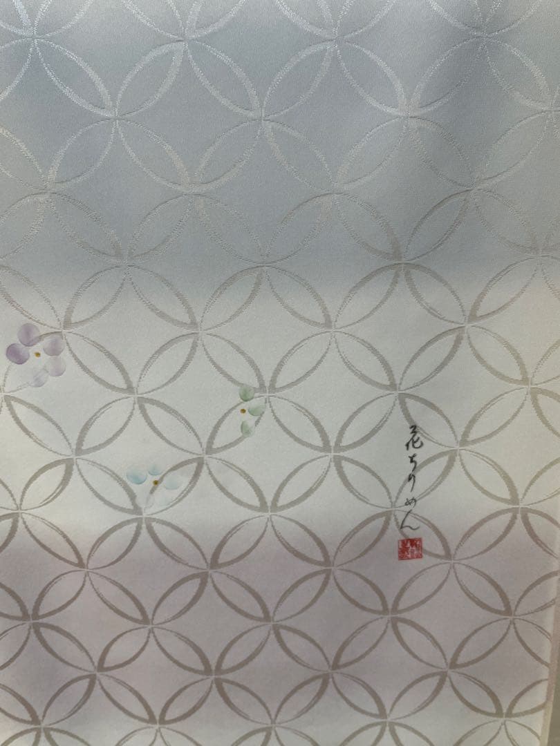 ハイカー　正絹長襦袢　反物　お仕立てしてお届けします