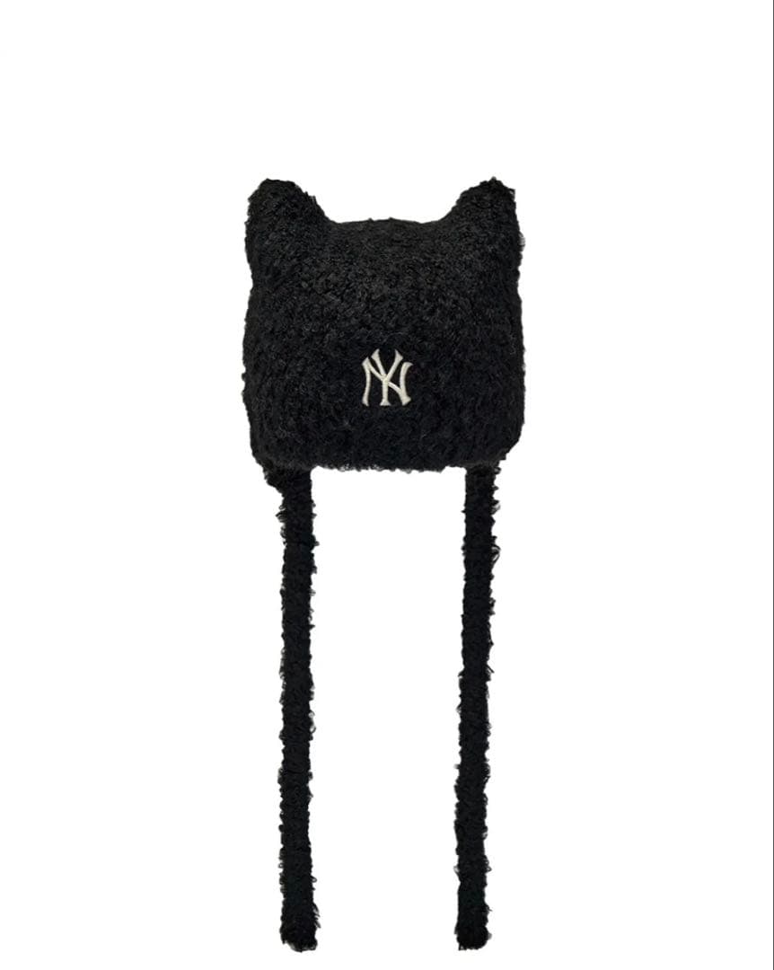 MLB 猫耳　ビーニー　韓国　Korea 芸能人着用モデル