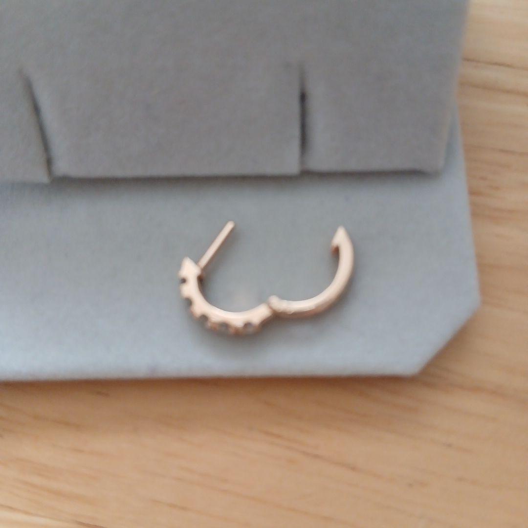 ダイヤモンドピアス　K10