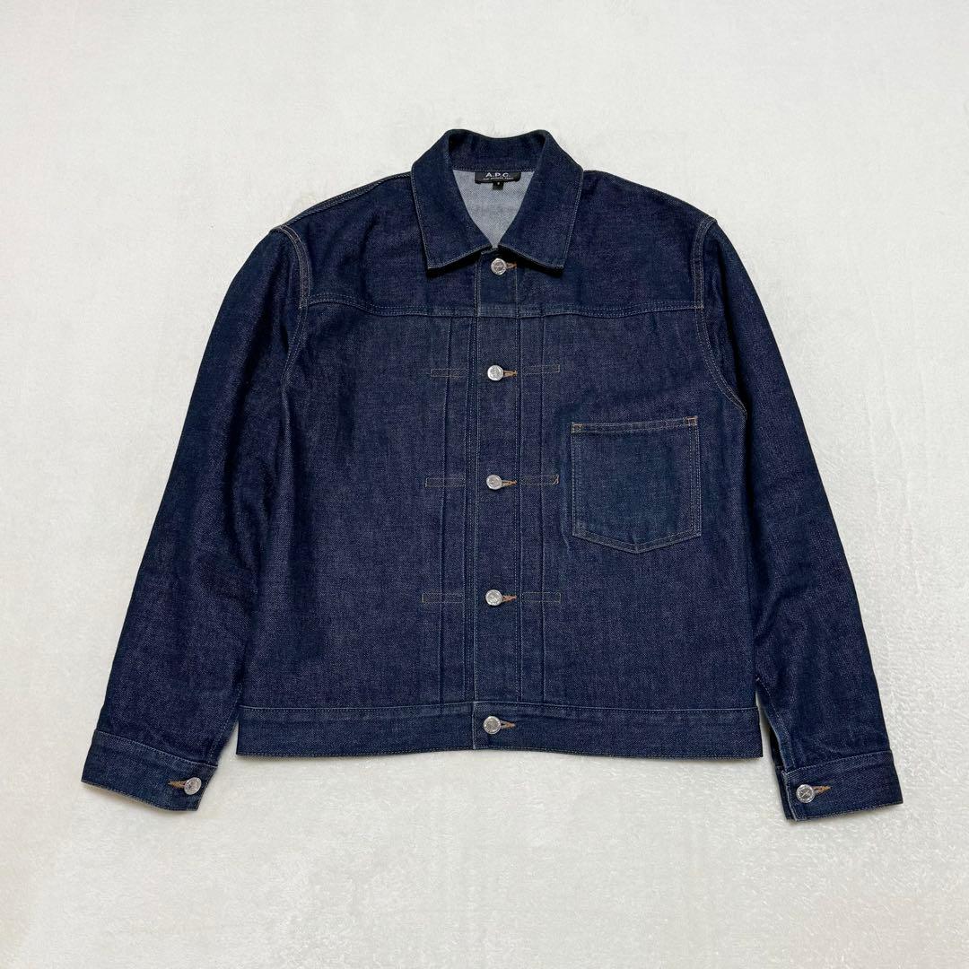 【濃紺美品】A.P.C. アーペーセー デニムジャケット Gジャン 1st 大戦