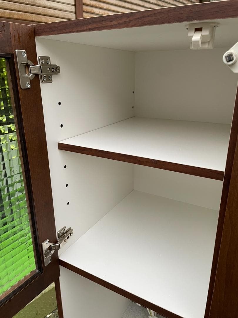 大阪京都限定 堀田木工所 オープンボードクリスS ウォルナット 食器棚