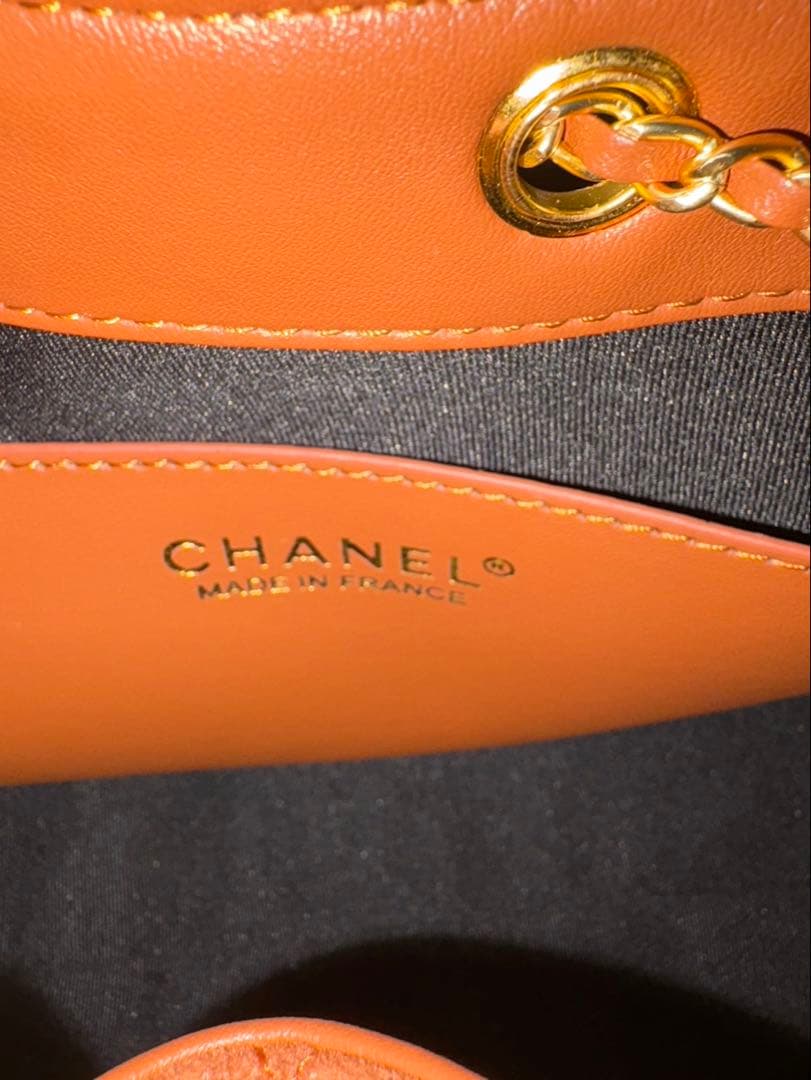 ス*ン様 CHANEL ブラウン スエード バッグ