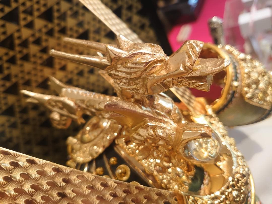 ●新品●早い者勝ち●訳あり品●フルセット　長鍬正絹糸威兜飾り　25万円高級品