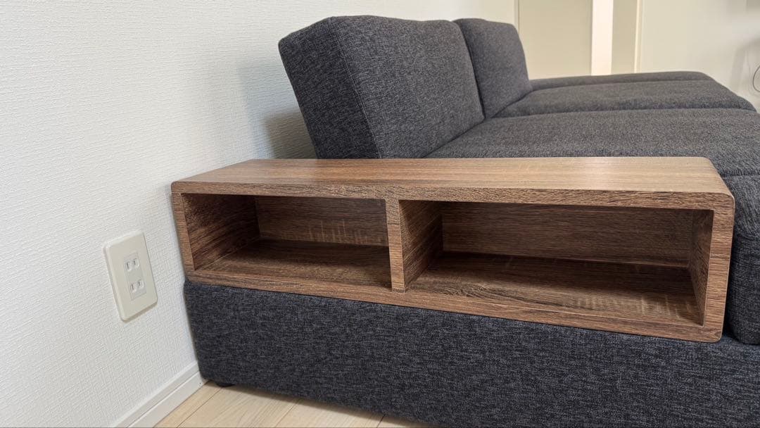 LOWYA ロウヤ ソファ リクライニング 座面下収納 3人掛け ベッド グレー